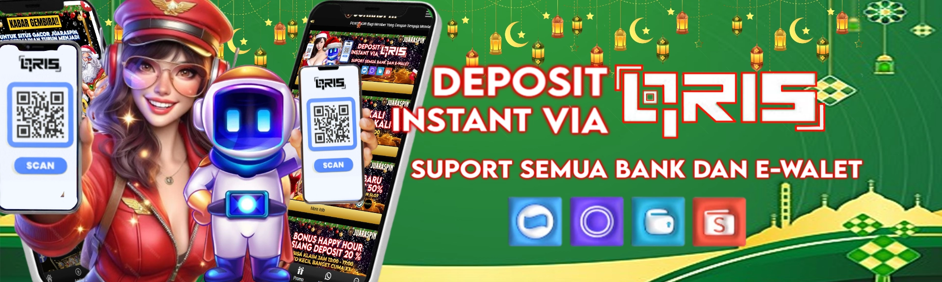 Deposit via QRIS Langsung Masuk, Tanpa Nunggu di Juaraspin